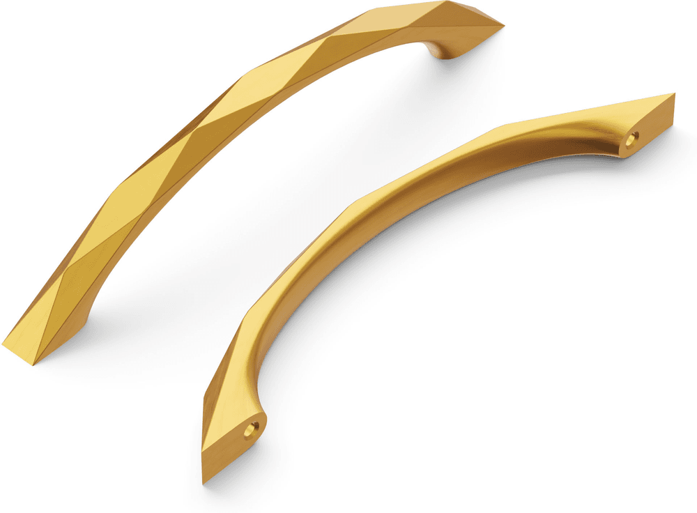 5-1/16" Karat Arch Pull, Brushed Golden Brass (10/Box) Main - Image