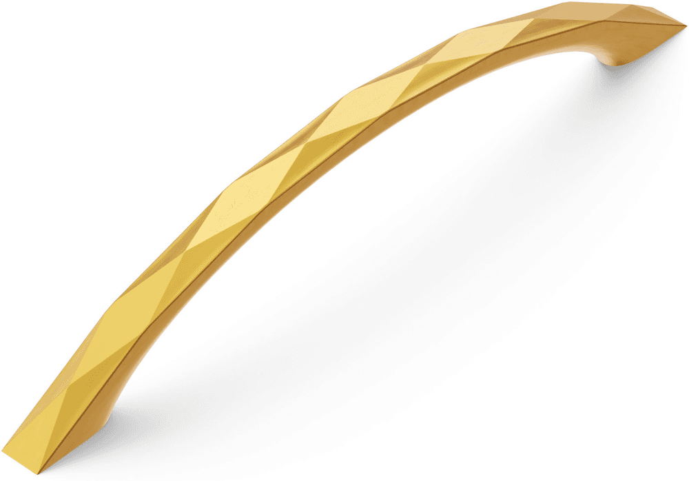 6-5/16" Karat Arch Pull, Brushed Golden Brass Alt 1 - Image