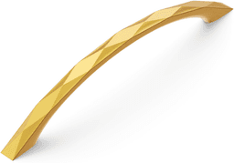 6-5/16" Karat Arch Pull, Brushed Golden Brass Alt 1 - Image