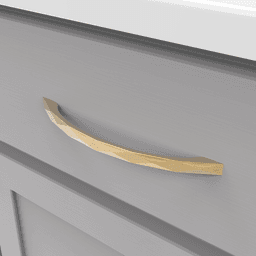 6-5/16" Karat Arch Pull, Brushed Golden Brass Alt 3 - Image