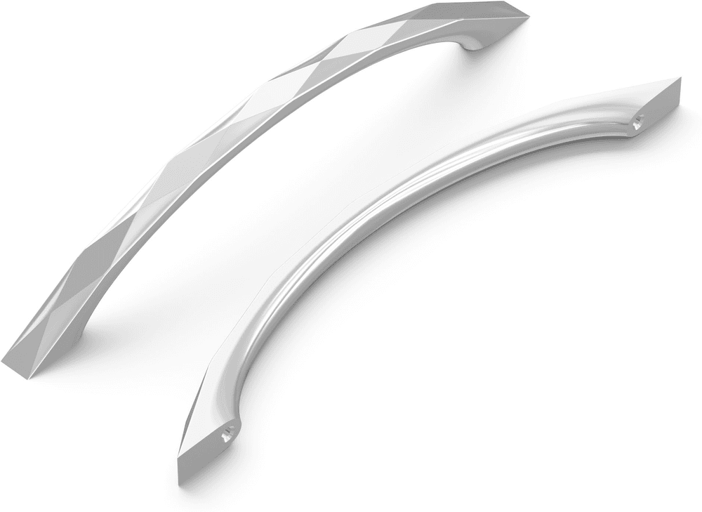 6-5/16" Karat Arch Pull, Chrome Main - Image