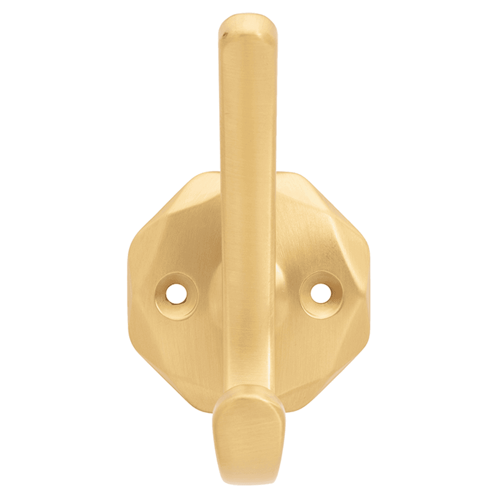 1-1/4" Karat Hook, Brushed Golden Brass Alt 1 - Image