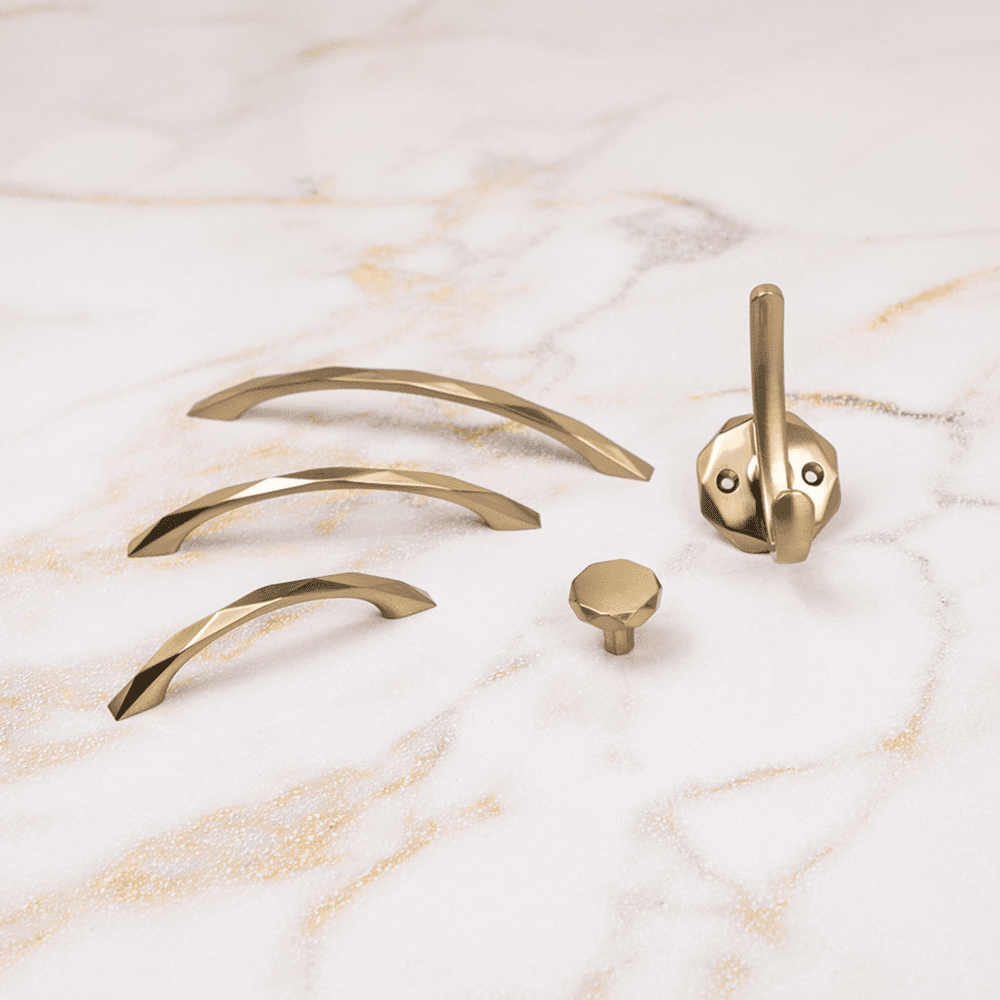 1-1/4" Karat Hook, Champagne Bronze Main - Image