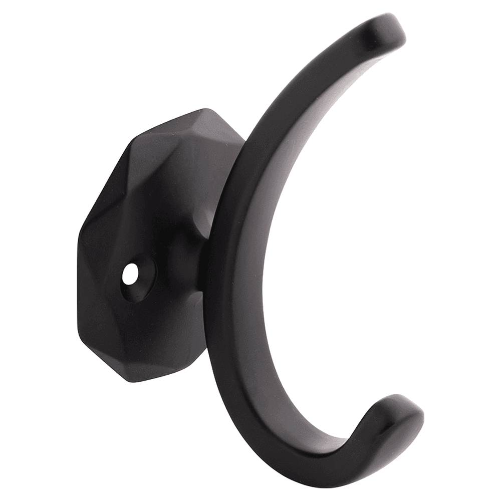 1-1/4" Karat Hook, Matte Black Main - Image