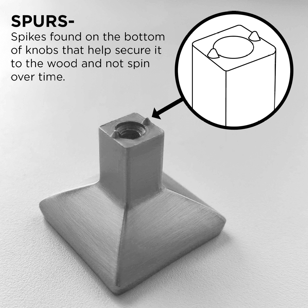 1-5/8" X 5/8" Piper T-Cabinet Knob, Brushed Golden Brass (10/Box) Alt 4 - Image