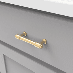 3" Piper Bar Pull, Brushed Golden Brass (10/Box) Alt 2 - Image