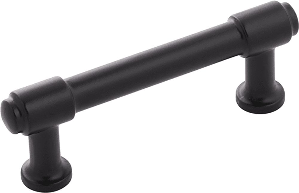 3" Piper Bar Pull, Matte Black Main - Image