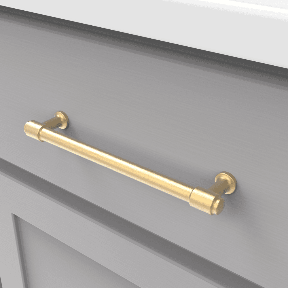 6-5/16" Piper Bar Pull, Matte Black Alt 2 - Image