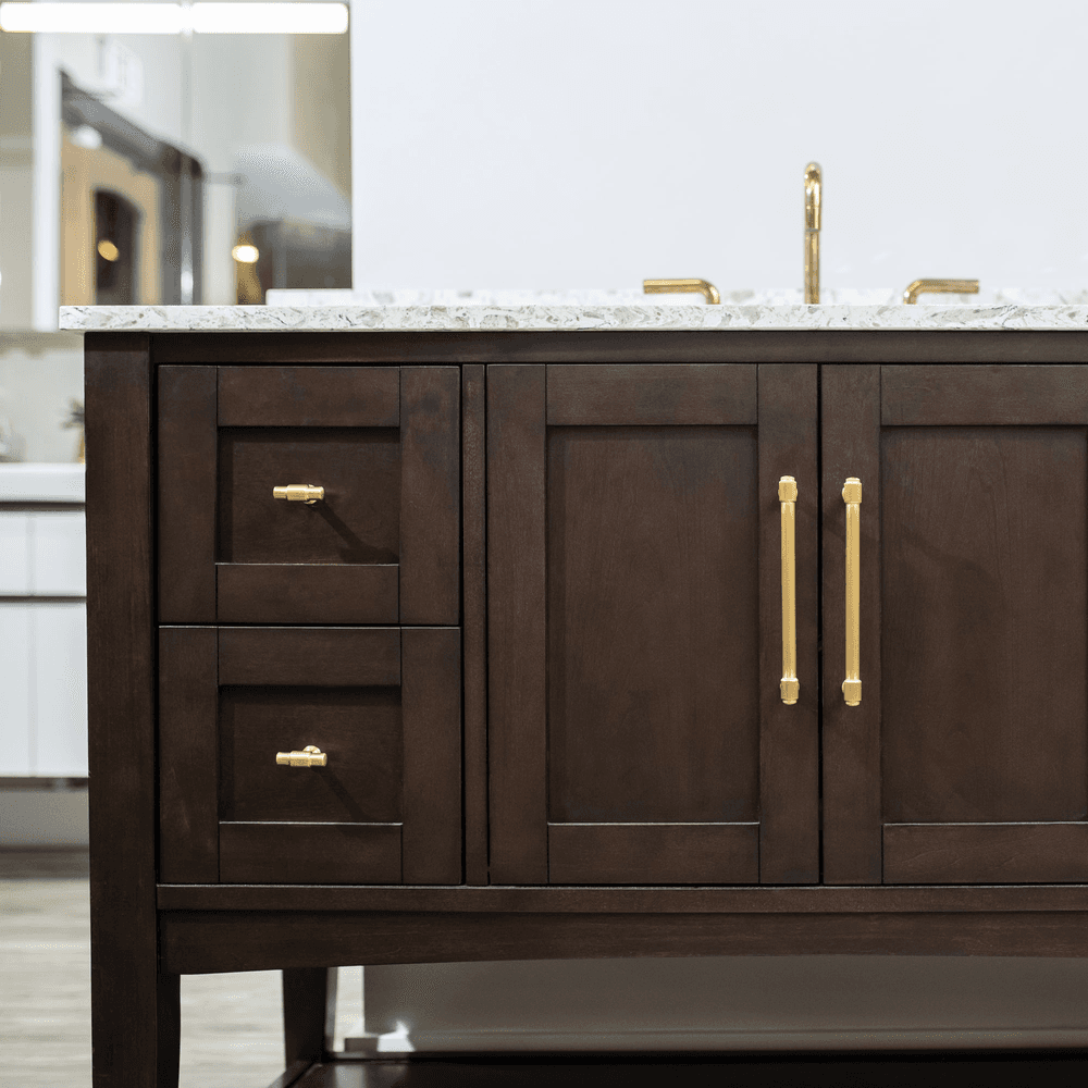 6-5/16" Piper Bar Pull, Brushed Golden Brass Alt 3 - Image