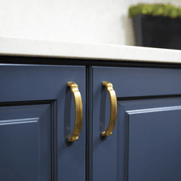 3" Veranda Arch Pull, Brushed Golden Brass Alt 1 - Image