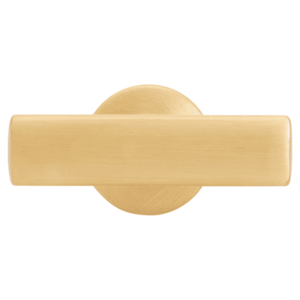 1-15/16" X 15/16" Woodward T-Cabinet Knob, Brushed Golden Brass Alt 1 - Image