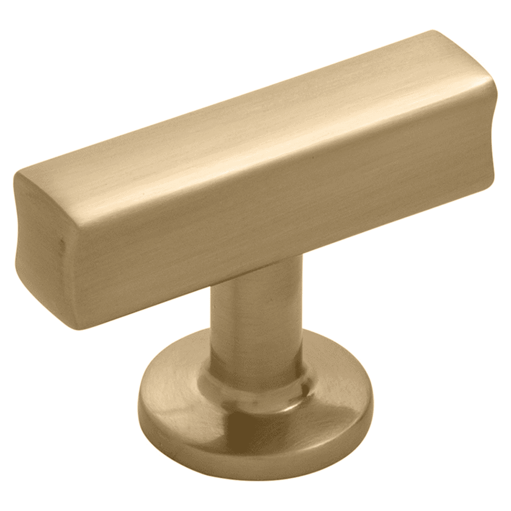 1-15/16" X 15/16" Woodward T-Cabinet Knob, Champagne Bronze Main - Image