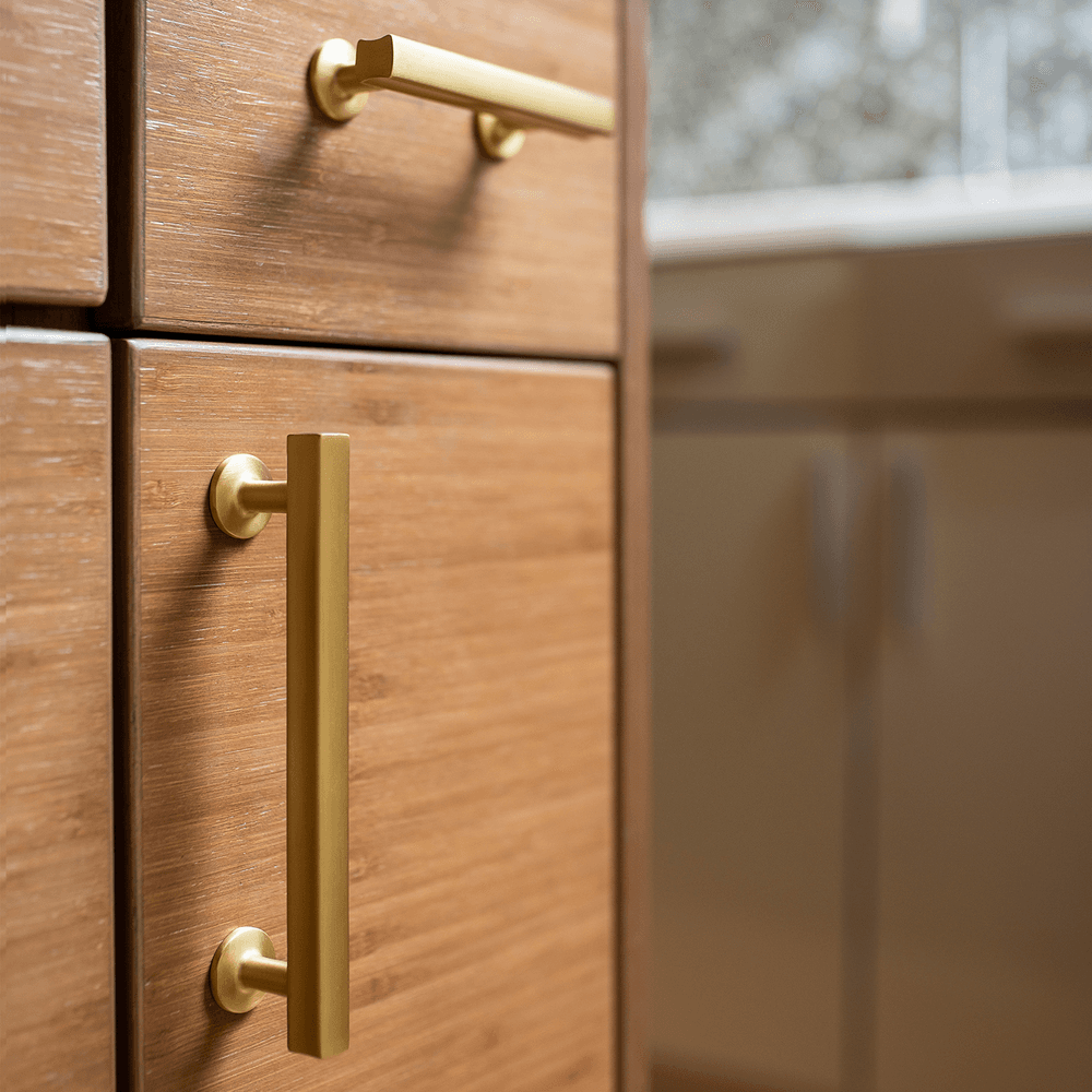 3" Woodward Bar Pull, Brushed Golden Brass (10/Box) Alt 3 - Image