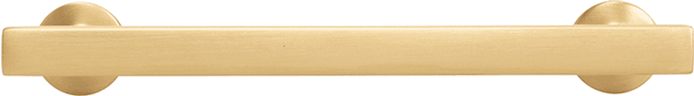 3-3/4" Woodward Bar Pull, Brushed Golden Brass (10/Box) Alt 1 - Image