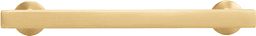3-3/4" Woodward Bar Pull, Brushed Golden Brass (10/Box) Alt 1 - Image