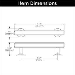 3-3/4" Woodward Bar Pull, Brushed Golden Brass (10/Box) Alt 4 - Image