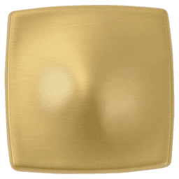 1-1/4" Dover Square Cabinet Knob, Brushed Golden Brass (10/Box) Alt 1 - Image