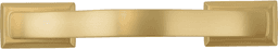 3" Dover Arch Pull, Brushed Golden Brass Alt 1 - Image