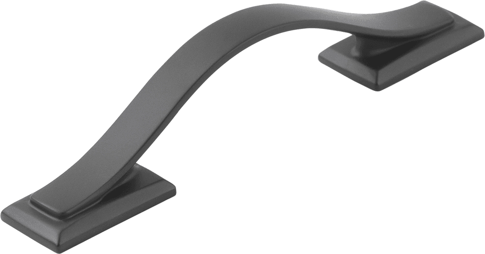 3" Dover Arch Pull, Matte Black Main - Image