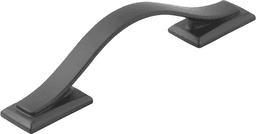 3" Dover Arch Pull, Matte Black Main - Image