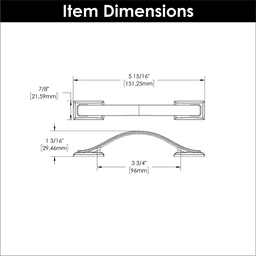 3-3/4" Dover Arch Pull, Brushed Golden Brass Alt 3 - Image