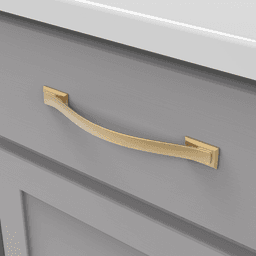 6-5/16" Dover Arch Pull, Brushed Golden Brass Alt 2 - Image