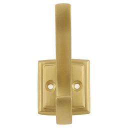 3/4" Dover Hook, Brushed Golden Brass (5/Box) Alt 1 - Image
