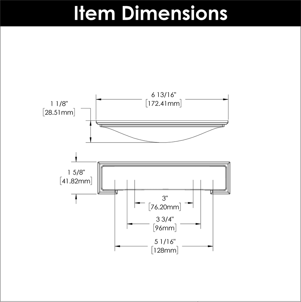 3" Dover Cup Pull, Brushed Golden Brass (5/Box) Alt 3 - Image