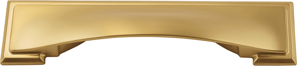 3" Dover Cup Pull, Brushed Golden Brass Main - Image