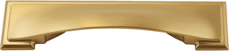 3" Dover Cup Pull, Brushed Golden Brass Main - Image