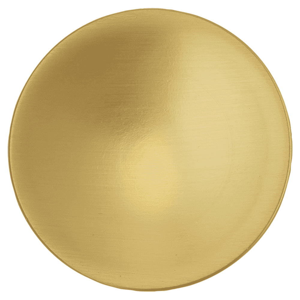 1-1/4" Maven Cabinet Knob, Brushed Golden Brass Alt 2 - Image