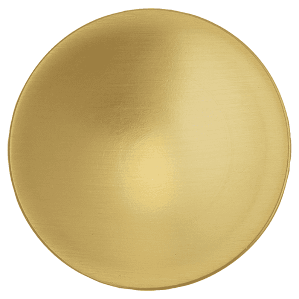 15/16" Maven Cabinet Knob, Brushed Golden Brass Alt 2 - Image
