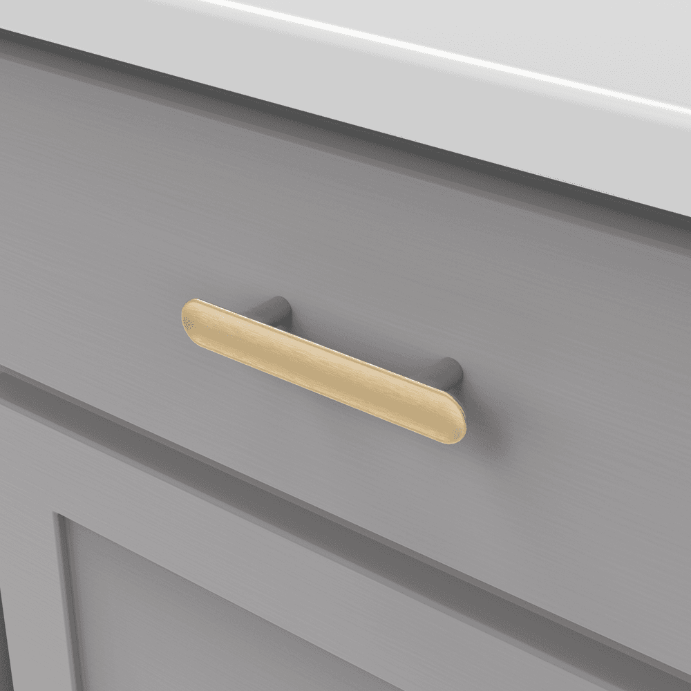 3" Maven Handle Pull, Brushed Golden Brass Alt 5 - Image