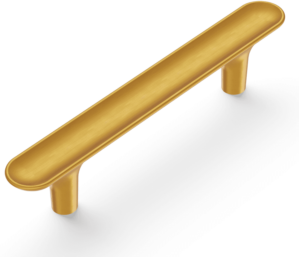 3-3/4" Maven Handle Pull, Brushed Golden Brass Alt 1 - Image