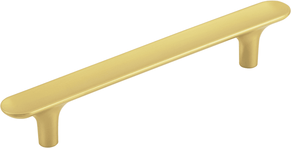 5-1/16" Maven Handle Pull, Brushed Golden Brass Alt 2 - Image