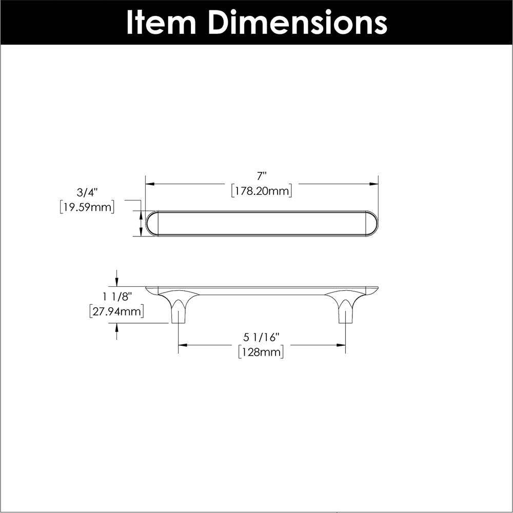 5-1/16" Maven Handle Pull, Brushed Golden Brass Alt 6 - Image