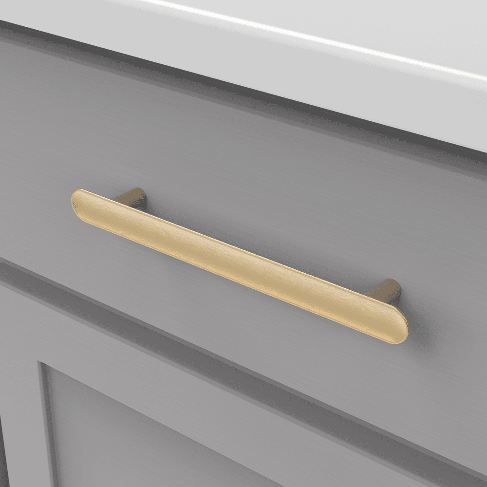 6-5/16" Maven Handle Pull, Brushed Golden Brass Alt 5 - Image
