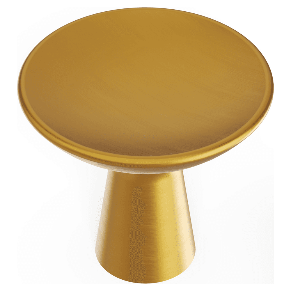 2-5/16" Maven Hook Cabinet Knob, Brushed Golden Brass Alt 1 - Image