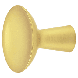 2-5/16" Maven Hook Cabinet Knob, Brushed Golden Brass Alt 2 - Image