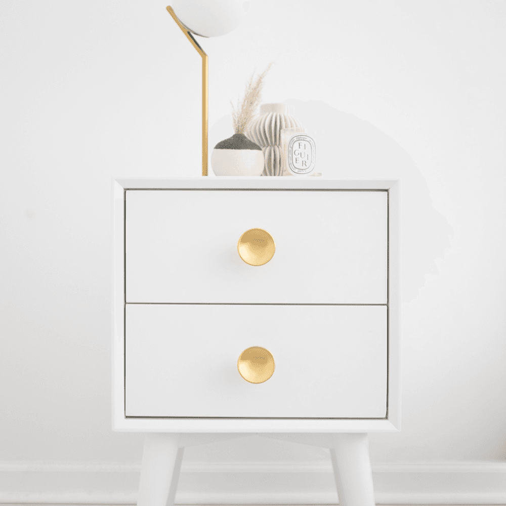 2-5/16" Maven Hook Cabinet Knob, Brushed Golden Brass Alt 4 - Image