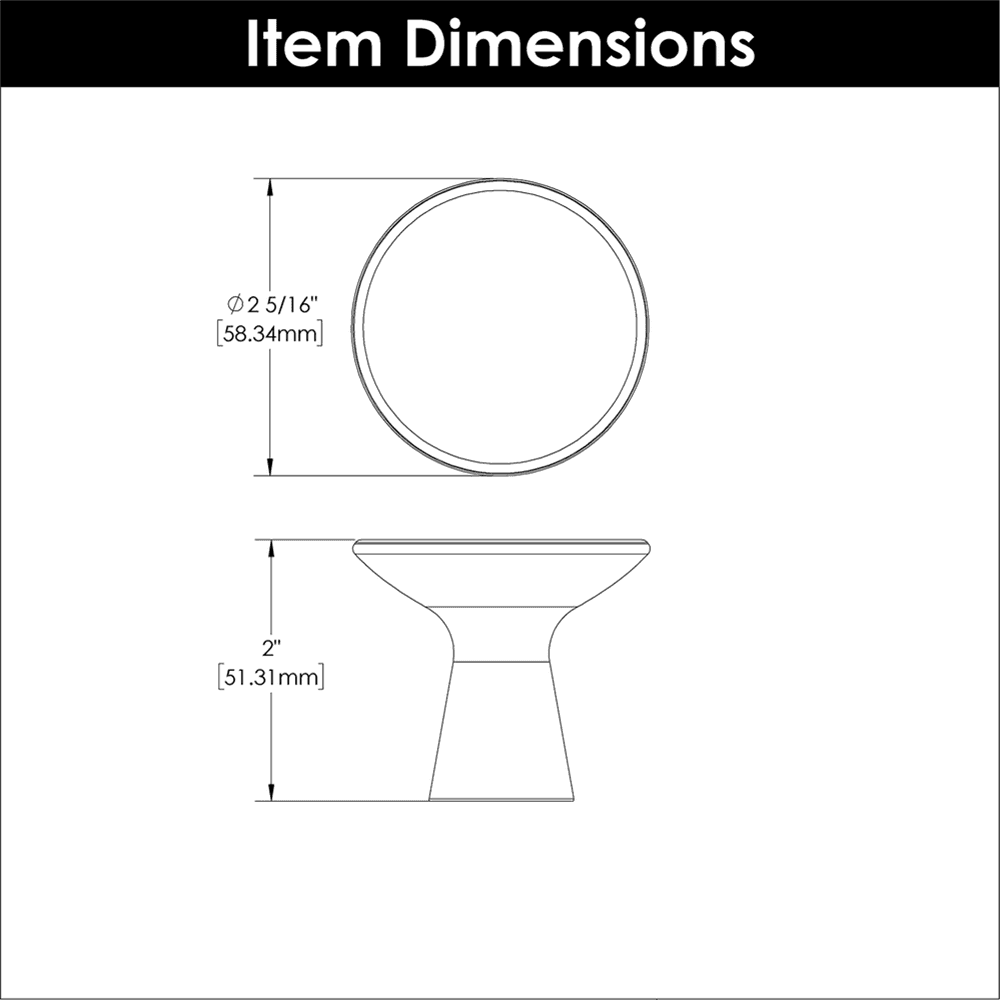 2-5/16" Maven Hook Cabinet Knob, Brushed Golden Brass Alt 5 - Image
