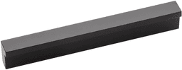 3-3/4" Streamline Rectangular Pull, Flat Onyx (10/Box) Main - Image