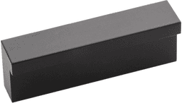 1-1/4" Streamline Rectangular Pull, Flat Onyx (10/Box) Main - Image