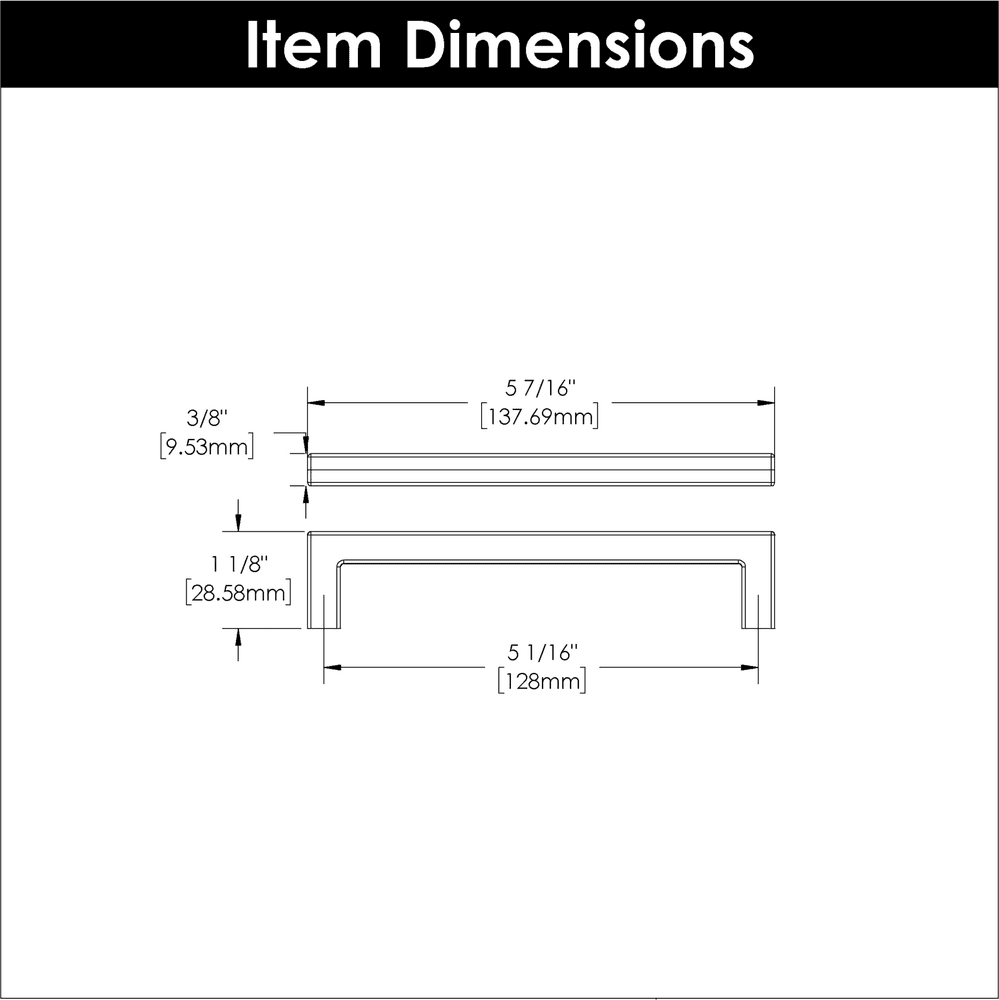 5-1/16" Skylight Handle Pull, Champagne Bronze (10/Box) Alt 6 - Image