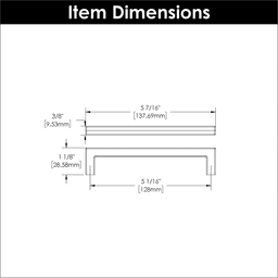 5-1/16" Skylight Handle Pull, Champagne Bronze (10/Box) Alt 6 - Image