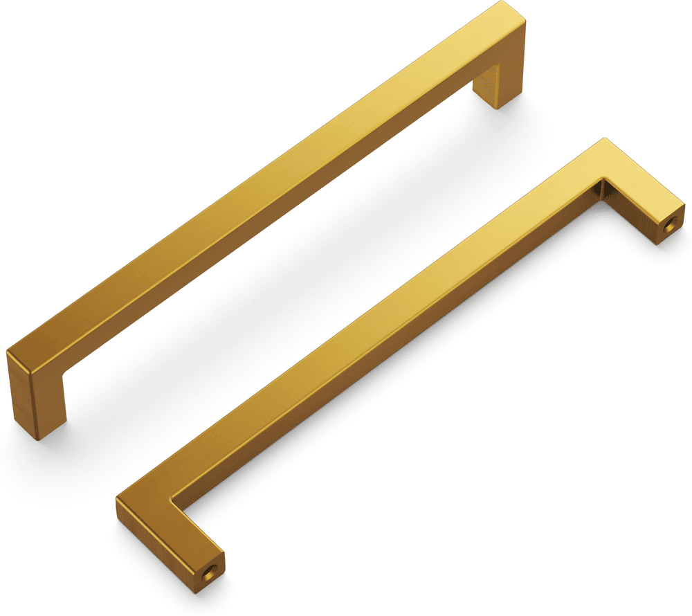 6-5/16" Skylight Handle Pull, Brushed Golden Brass Main - Image