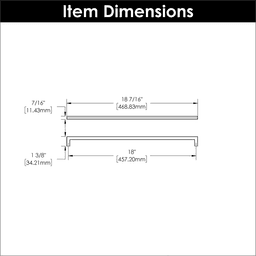 18" Skylight Handle Pull, Stainless Steel (5/Box) Alt 3 - Image