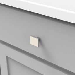 1-1/4" Skylight Square Cabinet Knob, Brushed Golden Brass (10/Box) Alt 2 - Image
