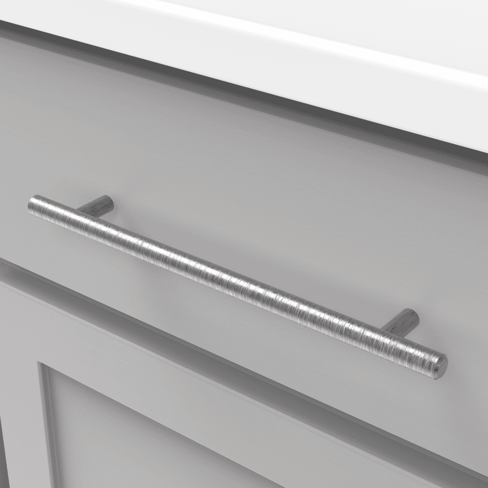 7-9/16" Bar pulls Cabinet Pull, Brushed Black Nickel (5/Box) Alt 3 - Image