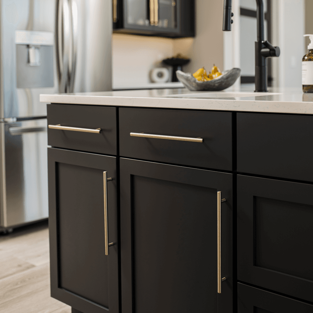 10-1/16" Bar pulls Cabinet Pull, Champagne Bronze Alt 3 - Image